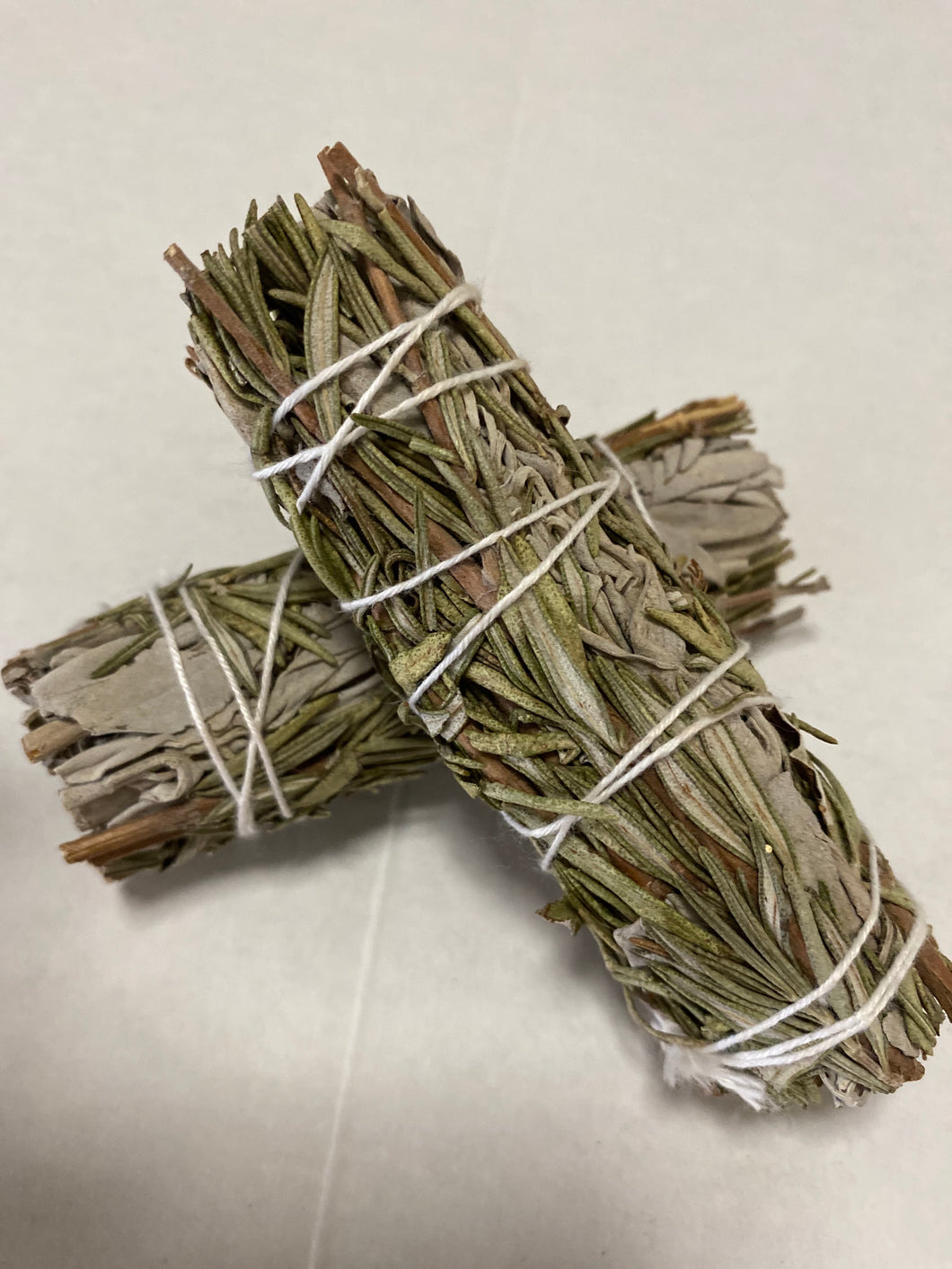 White Sage/Rosemary smudge stick
